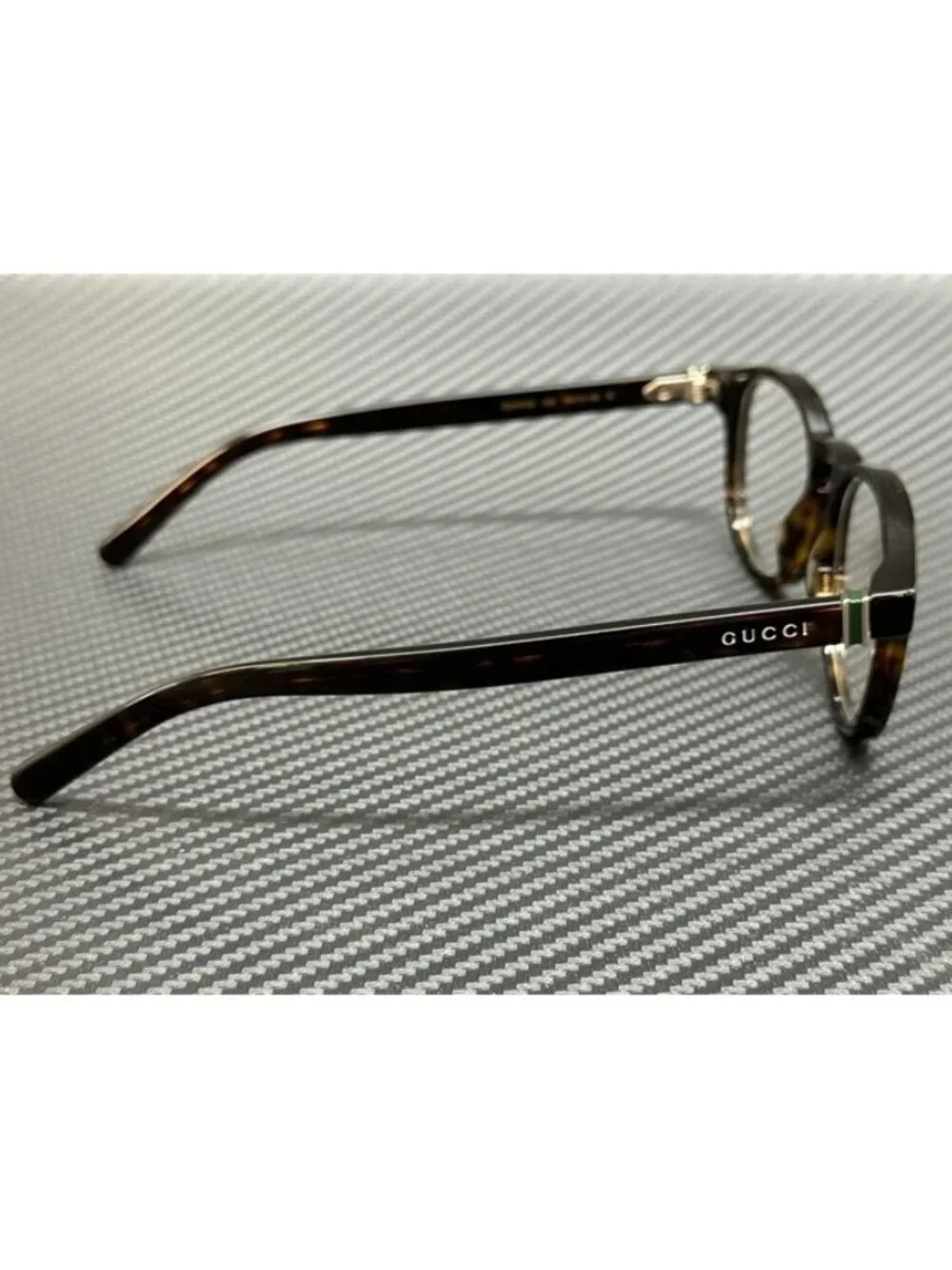 New Gucci Men Brown Havana Eyeglasses 49-19-145